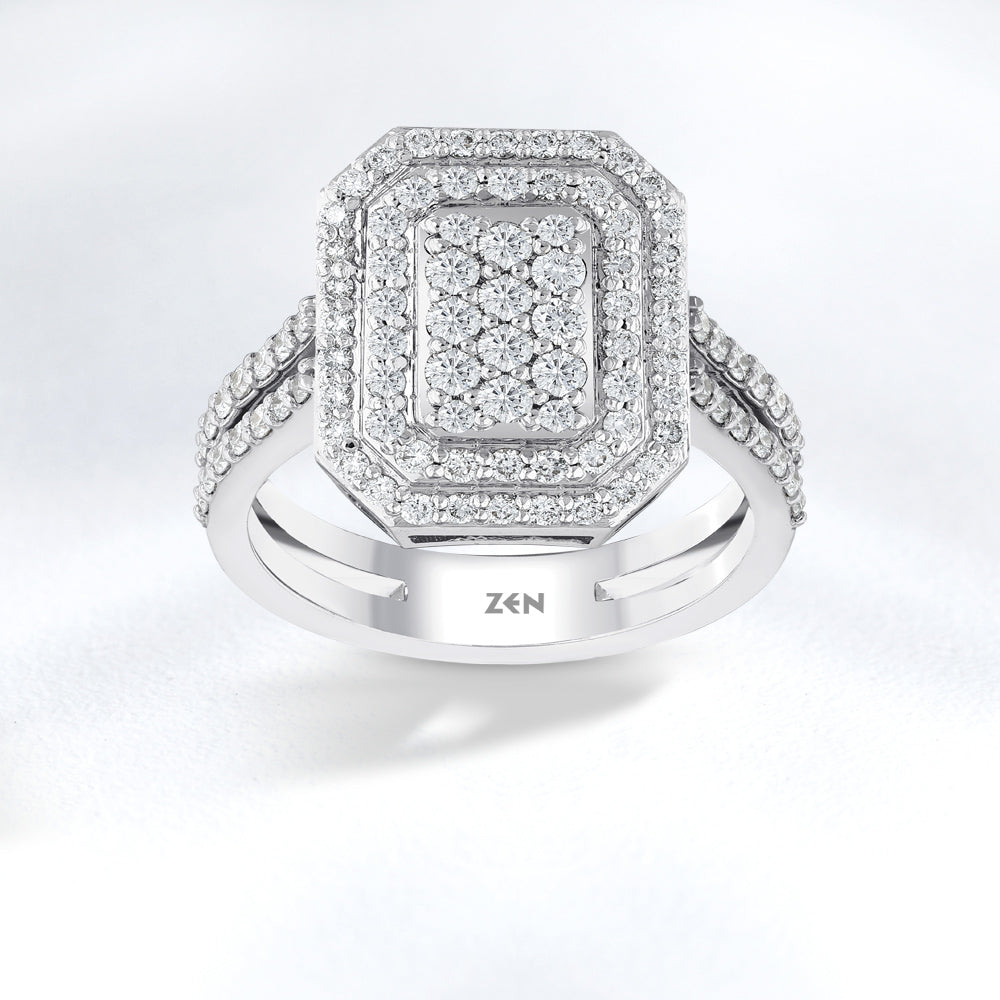 0.87 ct. Design Diamantring
