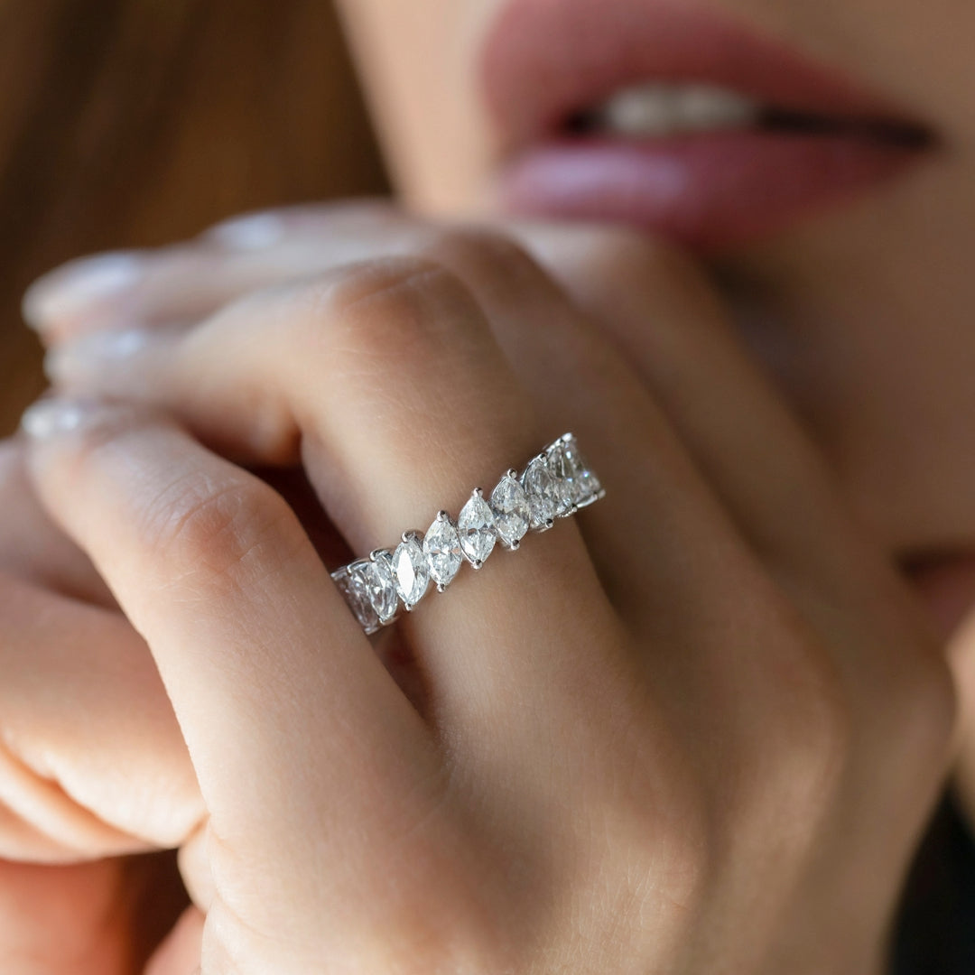 4.00 ct. Memoire Diamantring
