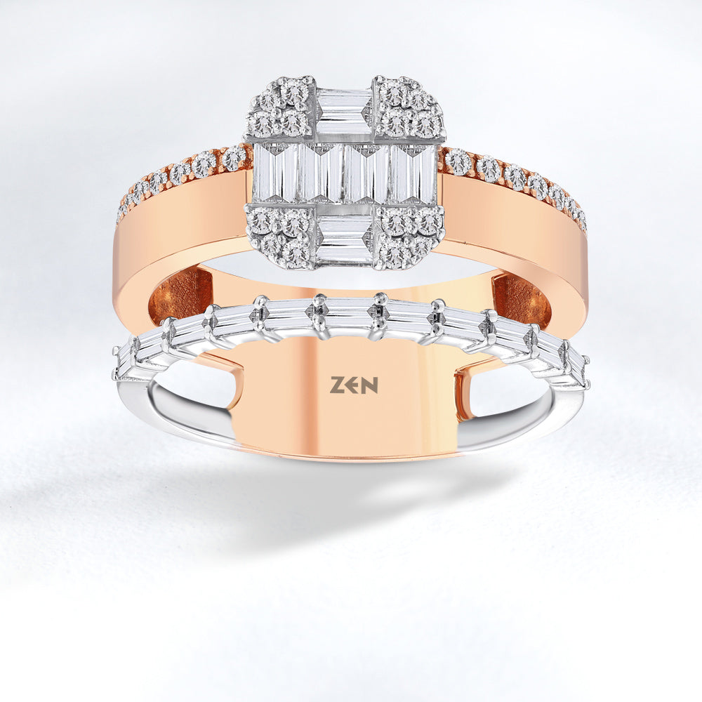 0.79 ct. Design Diamantring