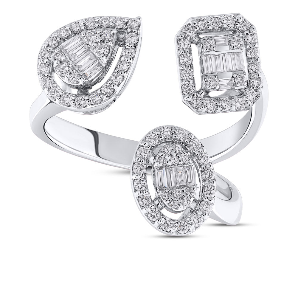 0.49 ct. Baguette Diamond Ring