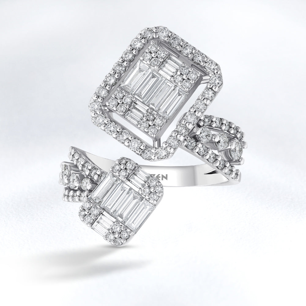 1.66 ct. Design Diamantring