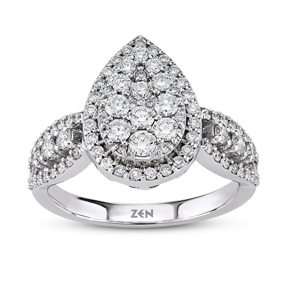 0.97 ct. Design Diamantring