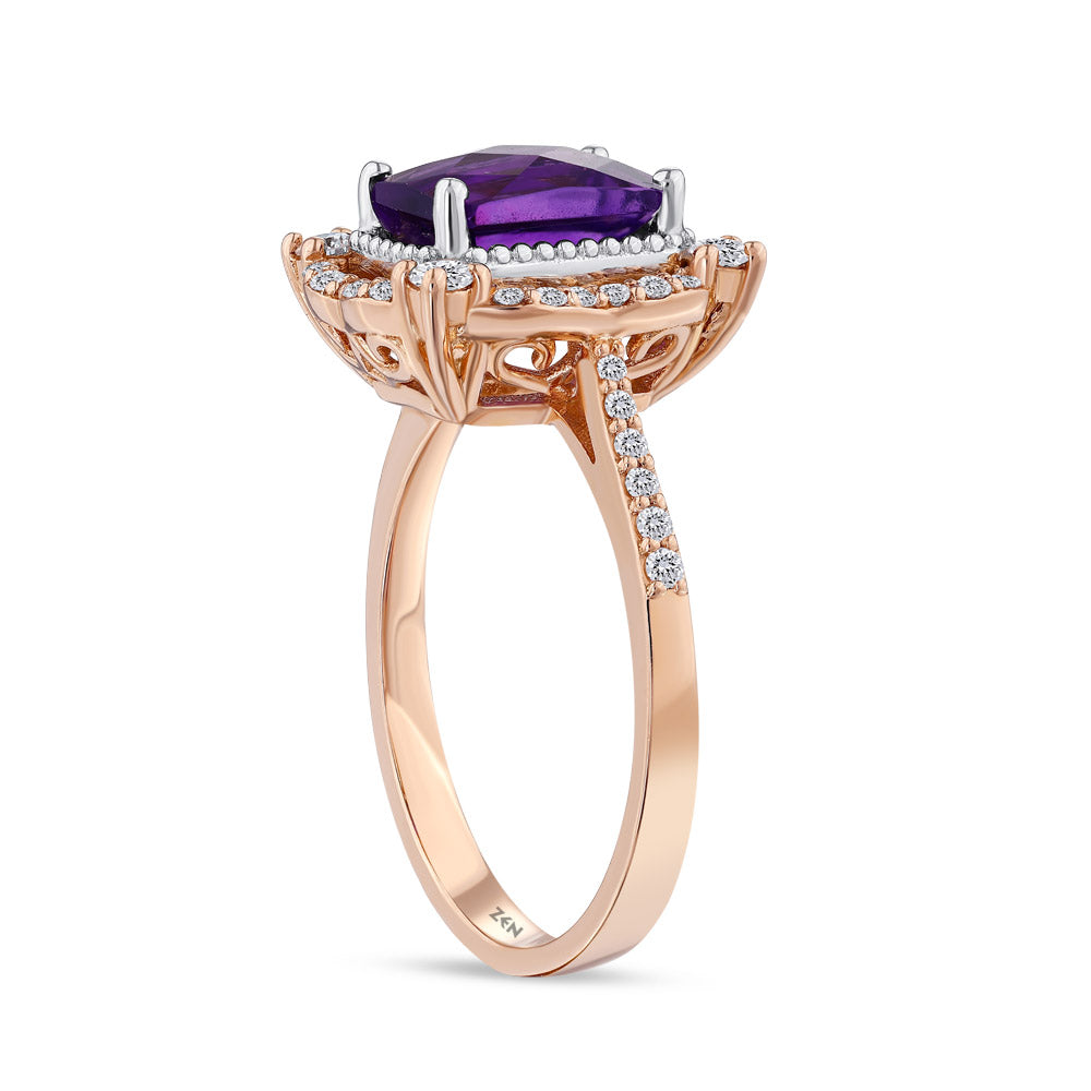 1.74 ct. Amethyst Ring