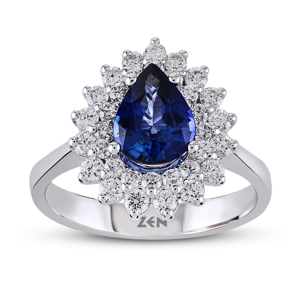 1.56 ct. Saphir Ring