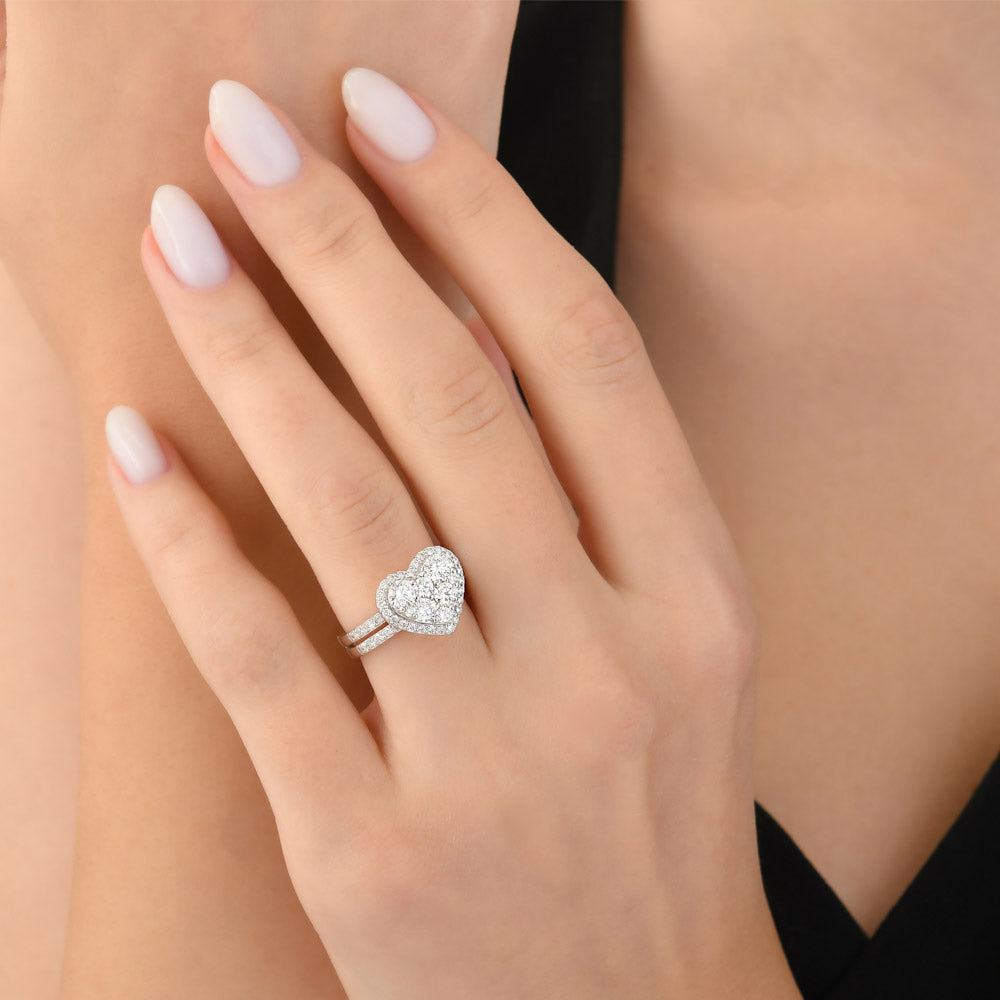 1.50 ct. Herz Diamantring