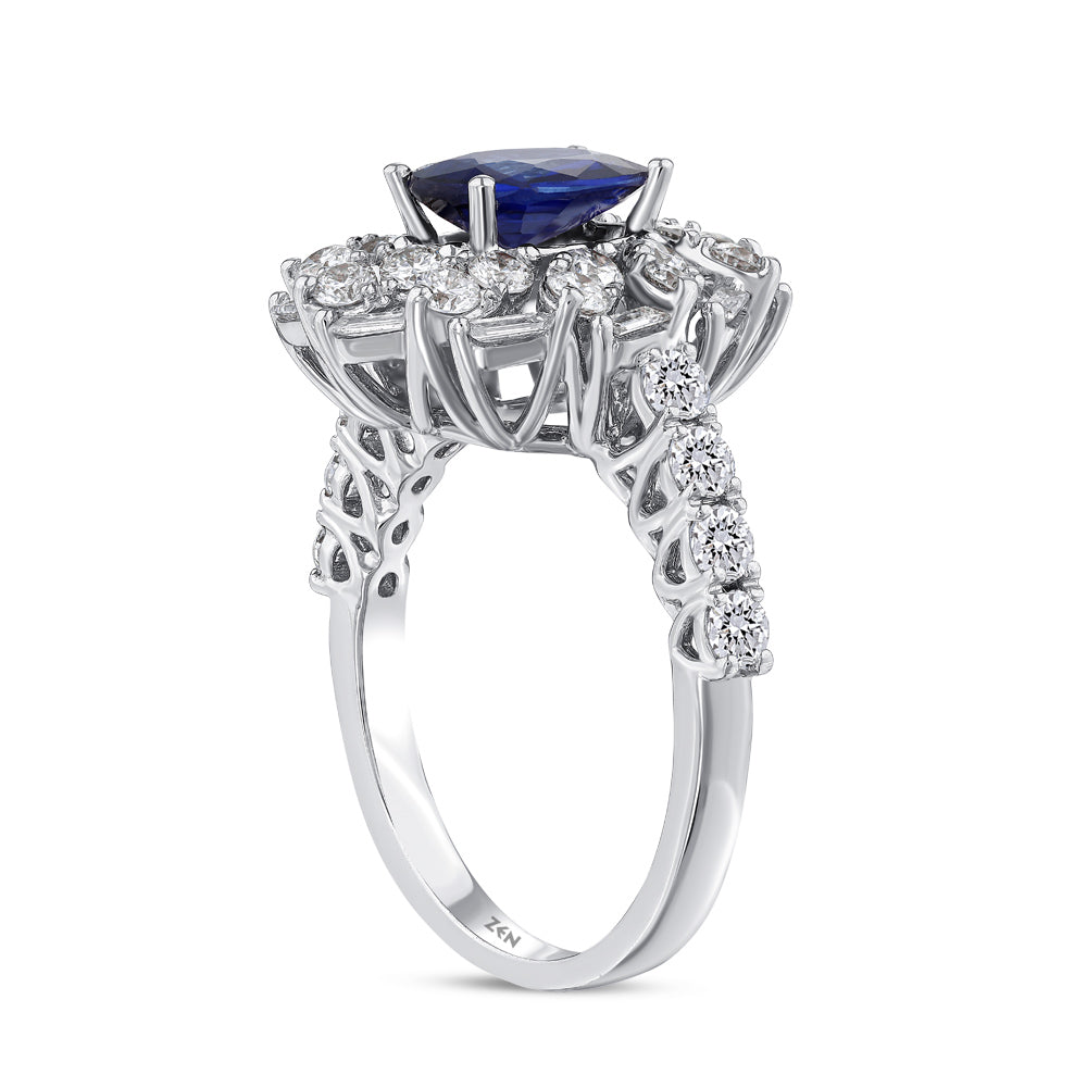 2.46 ct. Saphir Ring