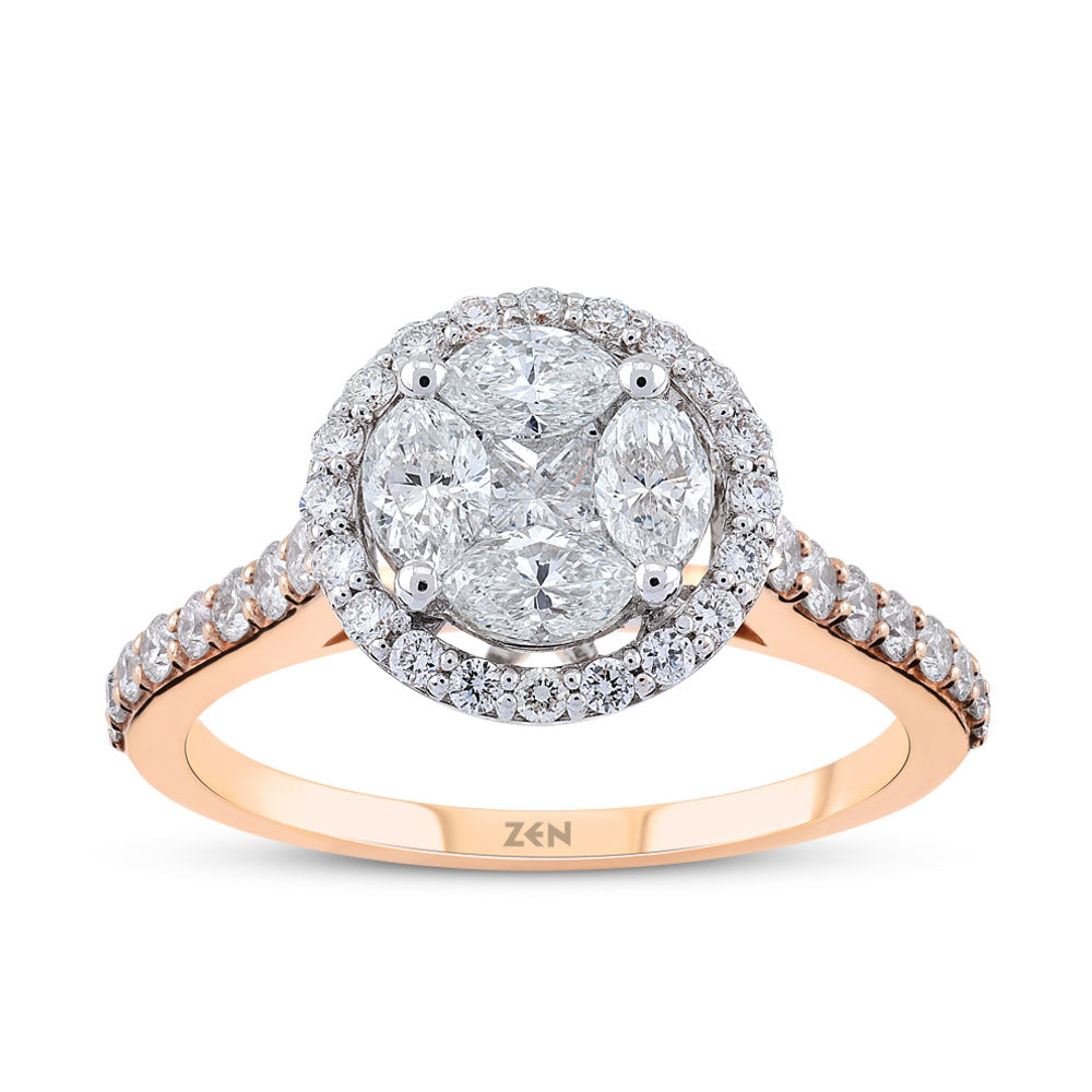 1.05 ct. Design Diamantring