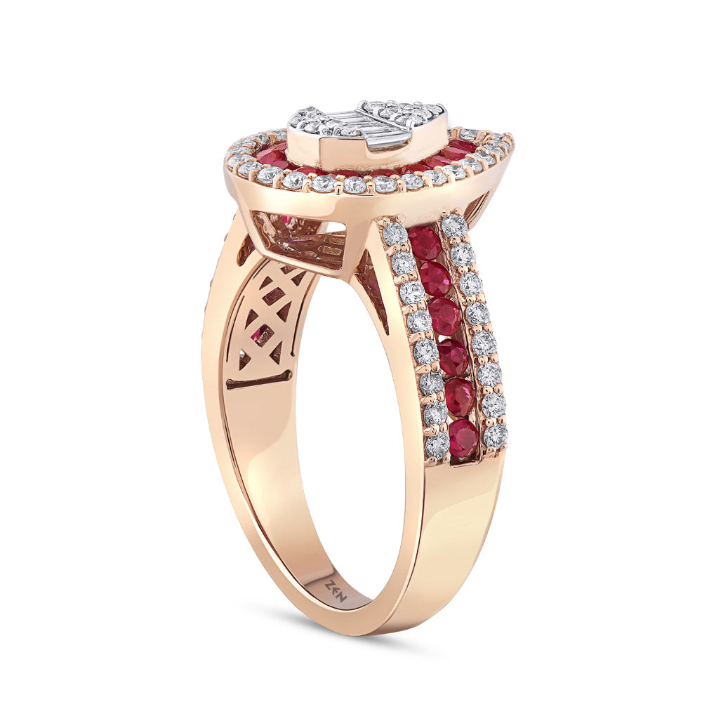 1.34 ct. Rubin Ring