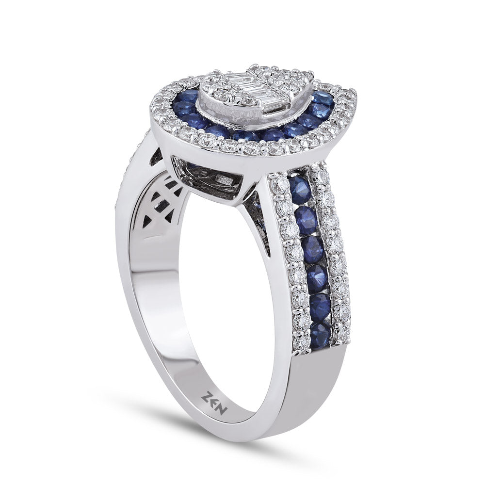 1.34 ct. Saphir Ring