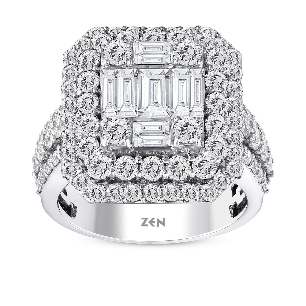 2.60 ct. Baguette Diamond Ring