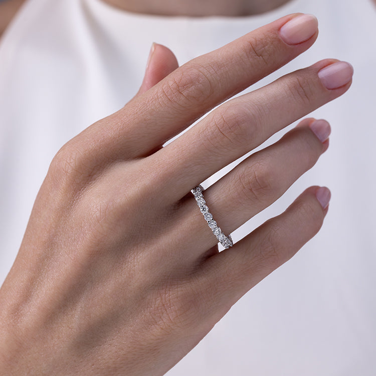 1.50 ct. Memoire Diamantring