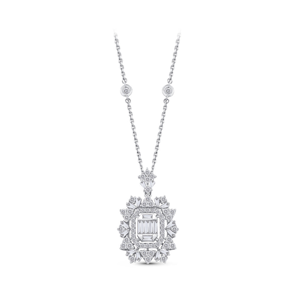 2.17 ct. Design Diamond Necklace