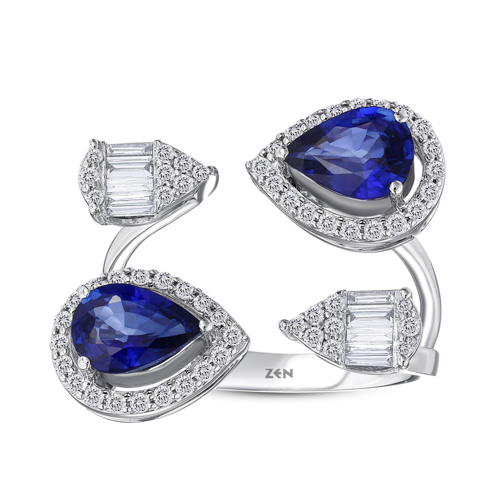 2.14 ct. Saphir Ring