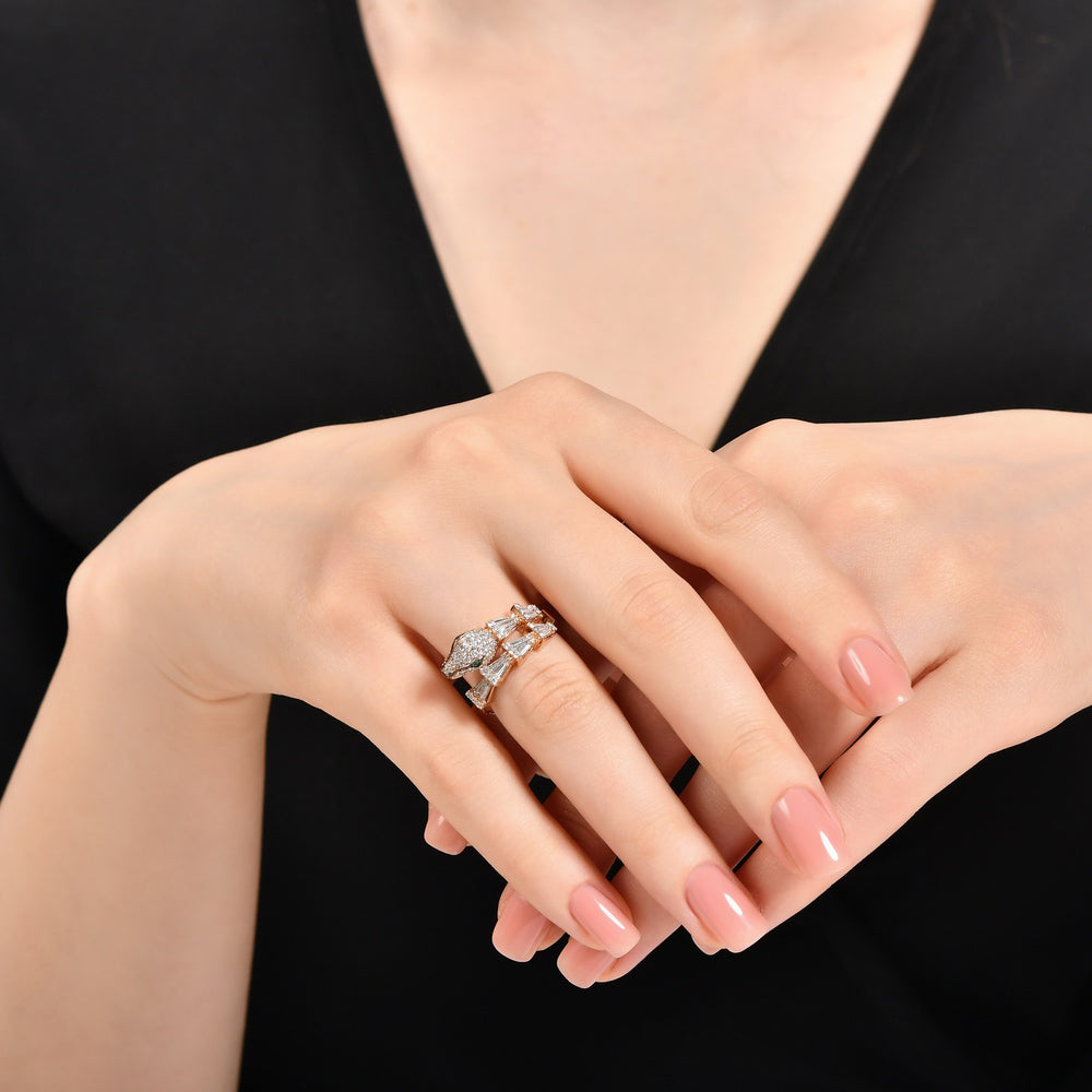 0.85 ct. Ophidia Diamantring