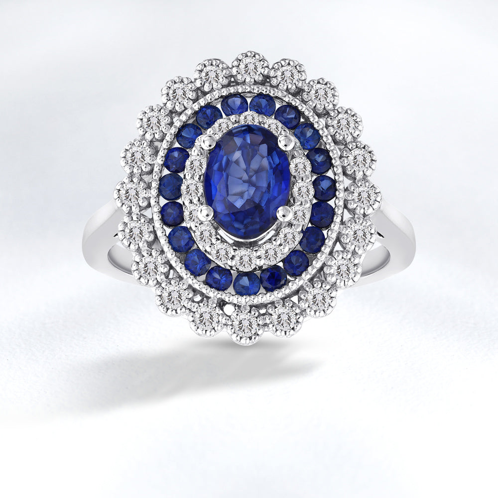 1.92 ct. Saphir Ring