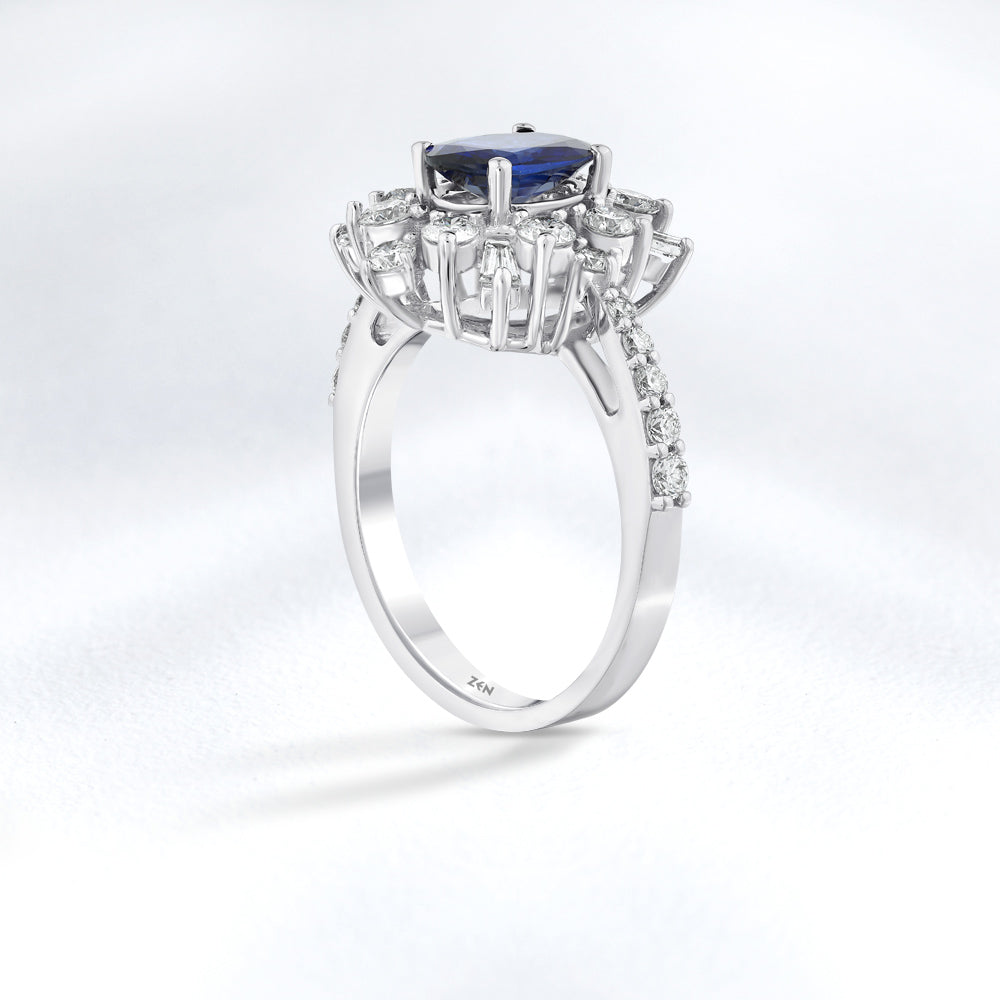 2.03 ct. Saphir Ring