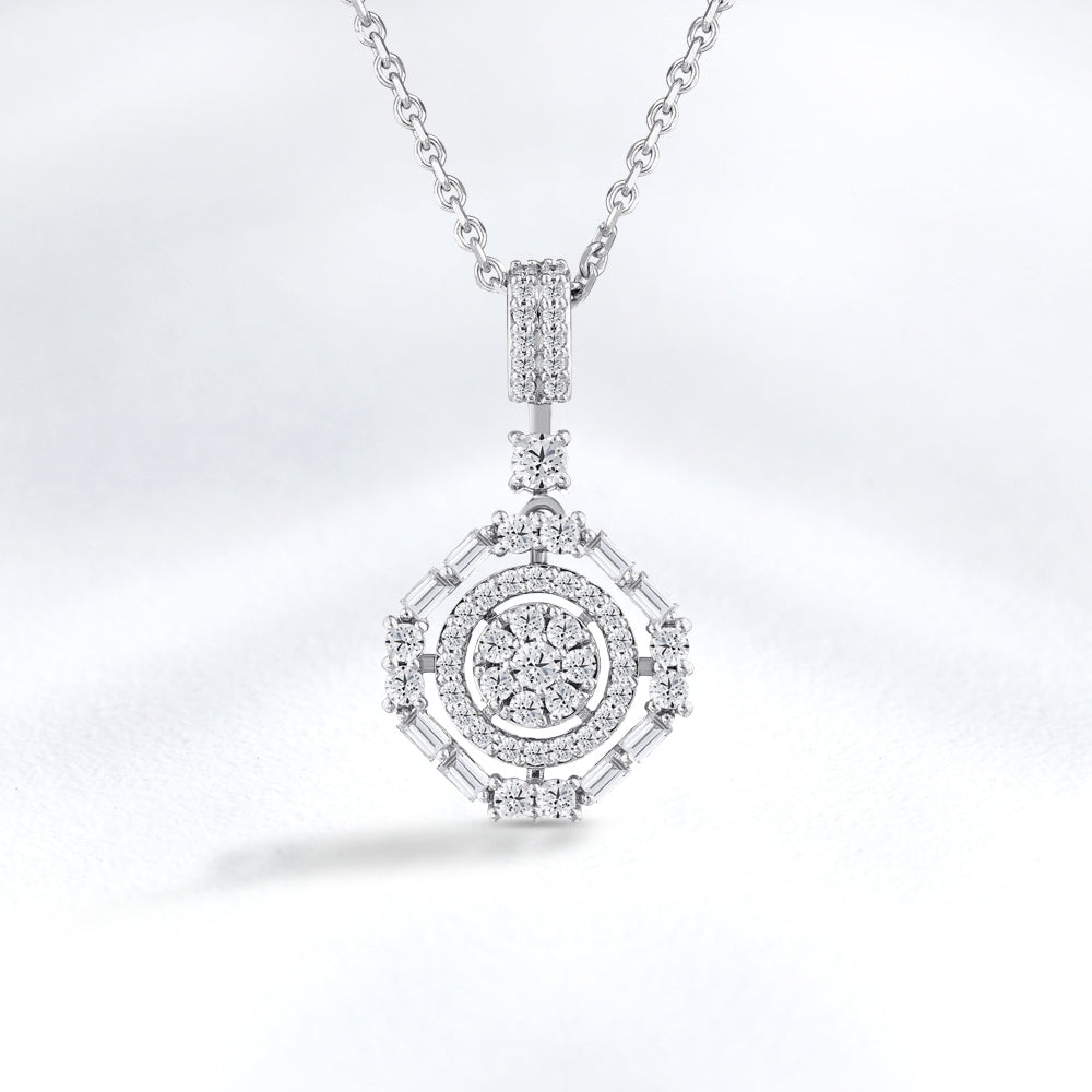 0.74 ct. Design Diamant Halskette