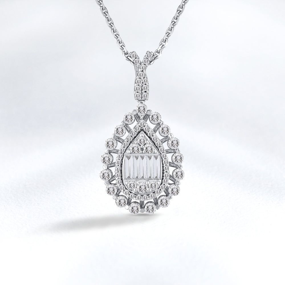 0.96 ct. Design Diamond Necklace