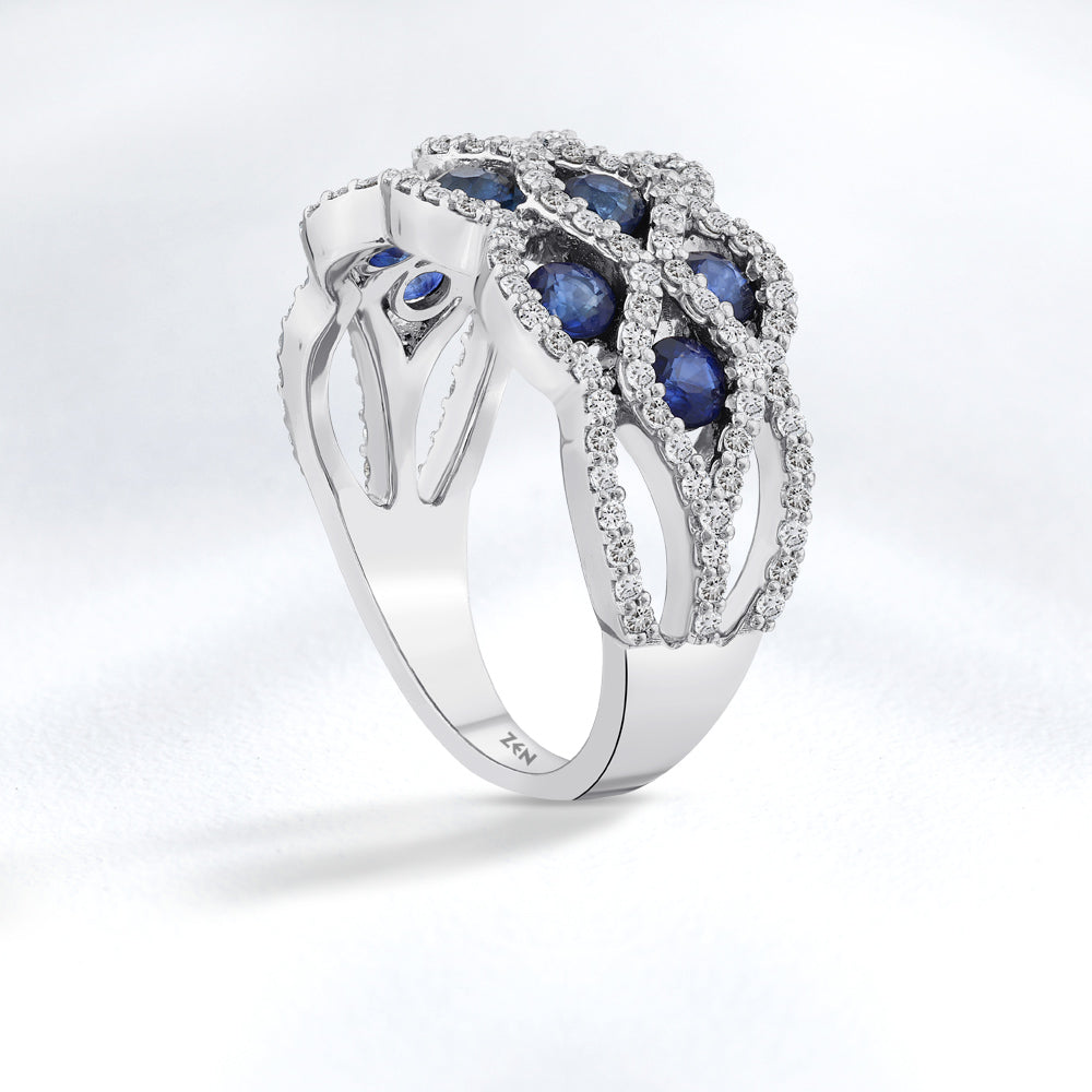 1.85 ct. Saphir Ring