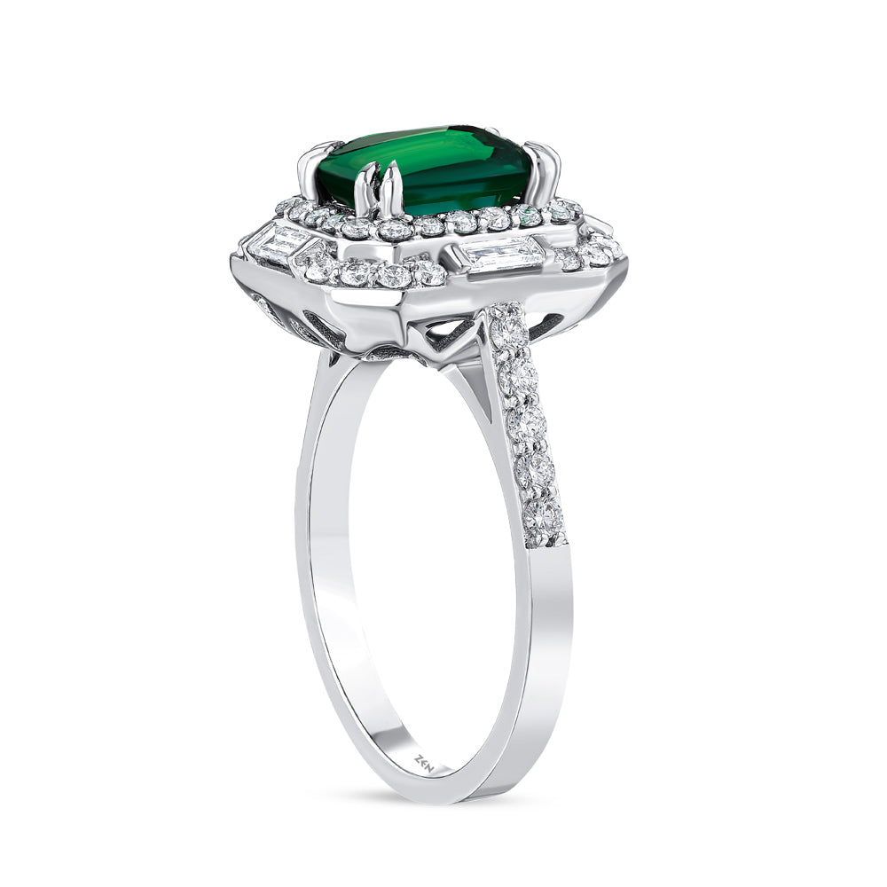 2.02 ct. Smaragd Ring