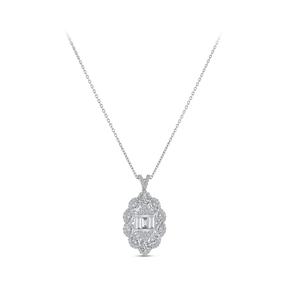 1.36 ct. Design Diamant Halskette