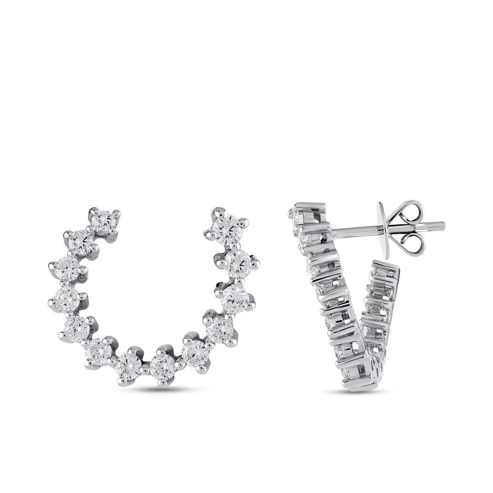 1.00 ct. Design Diamant Ohrringe