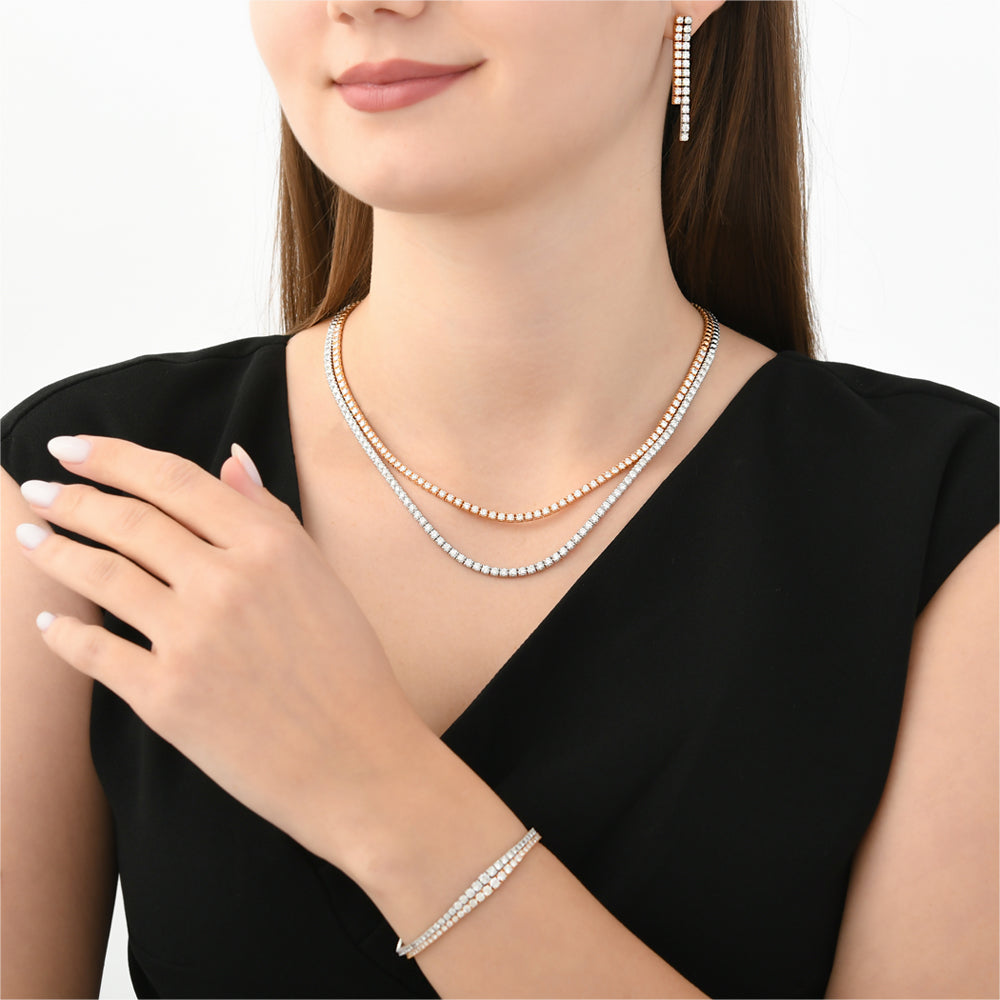6.68 ct. Design Diamant Halskette