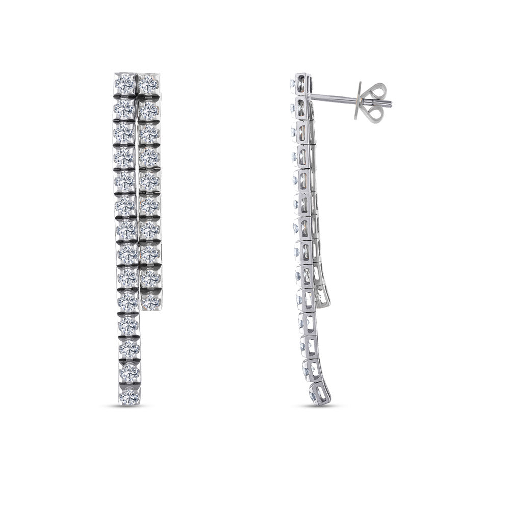 2.50 ct. Design Diamond Earrings