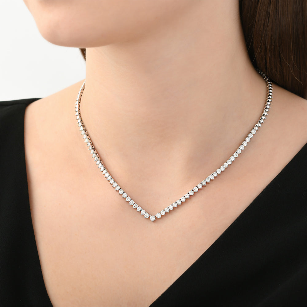 5.90 ct. Design Diamant Halskette