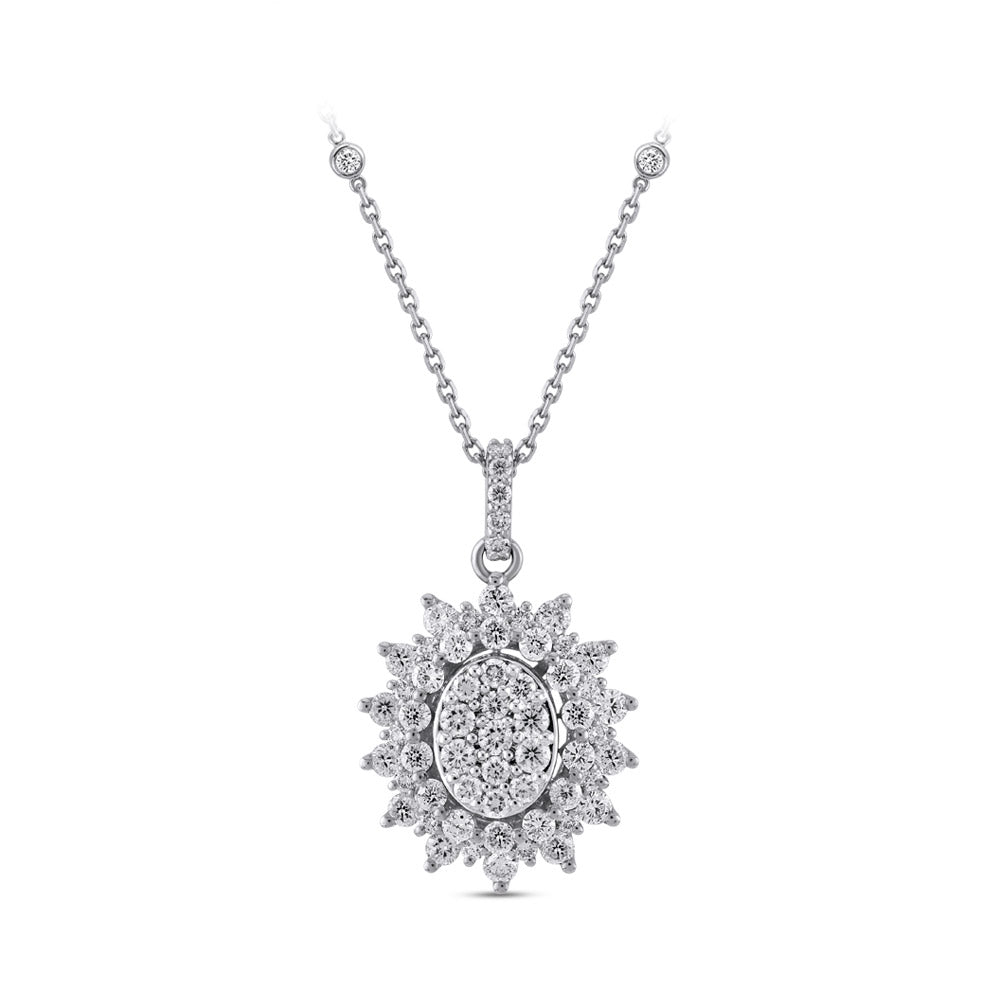 1.00 ct. Design Diamant Halskette