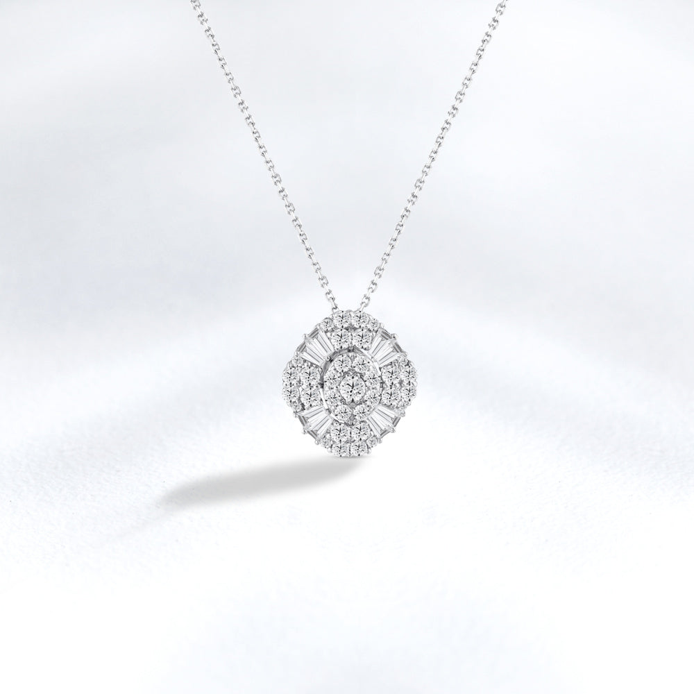 1.14 ct. Design Diamant Halskette