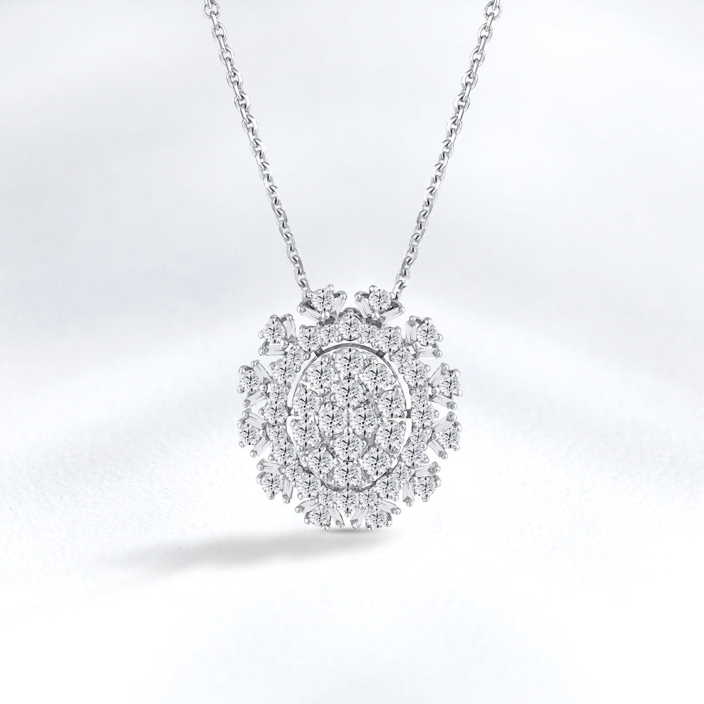 2.06 ct. Design Diamant Halskette