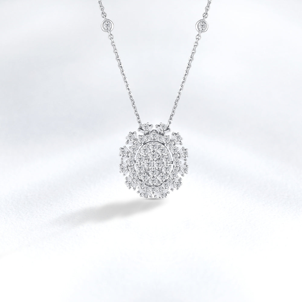 2.06 ct. Design Diamant Halskette