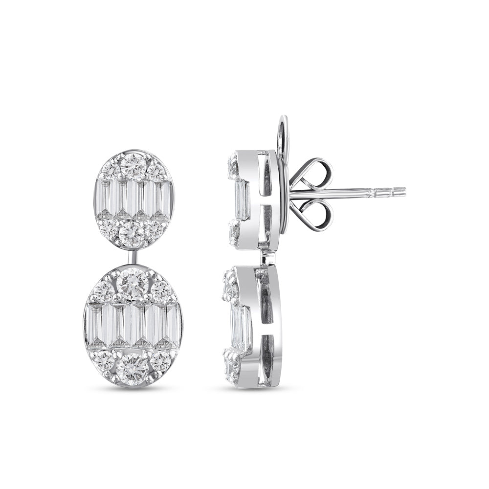 1.76 ct. Design Diamant Ohrringe