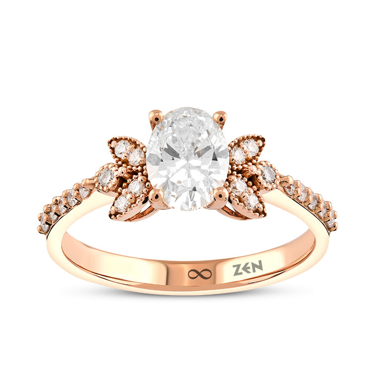 0.89 ct. Design Diamantring