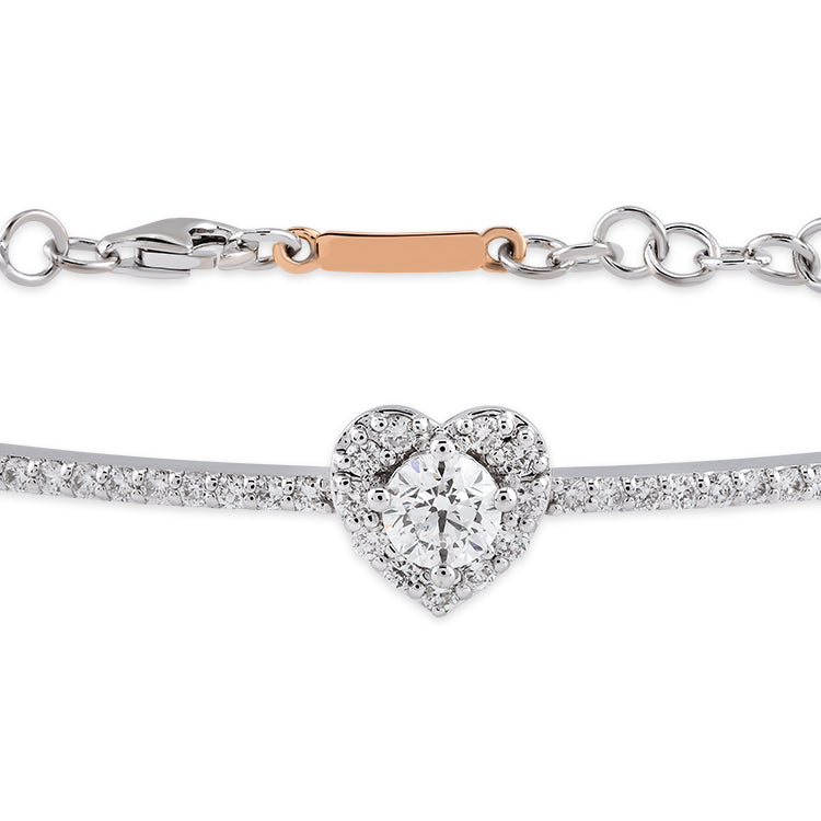 0.65 ct. Herz Diamant Armband