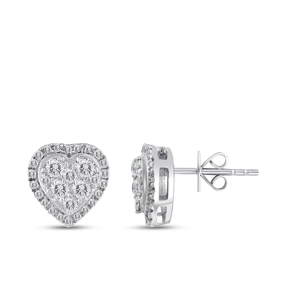 0.56 ct. Herz Diamant Ohrringe