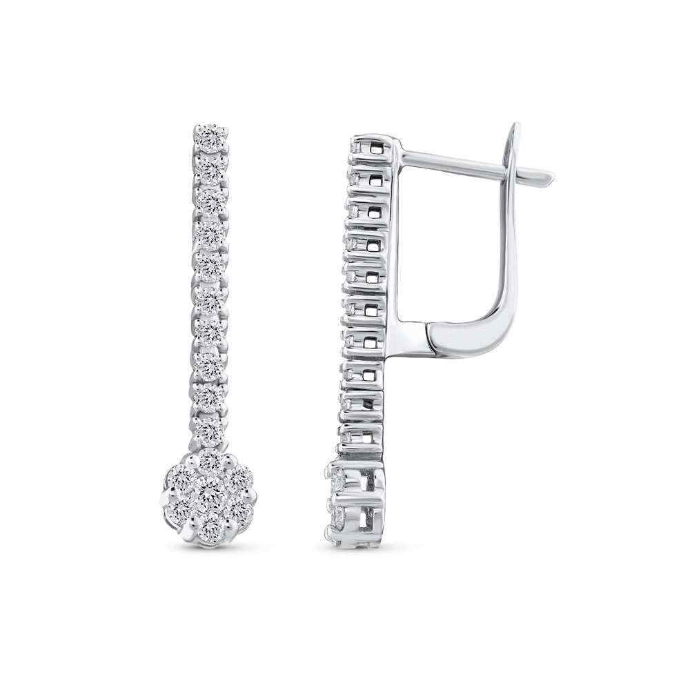 0.65 ct. Reina Diamant Ohrringe