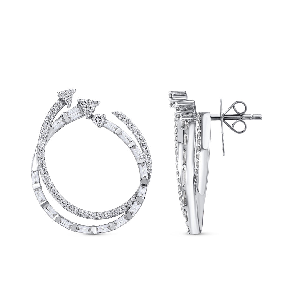 1.37 ct. Design Diamant Ohrringe