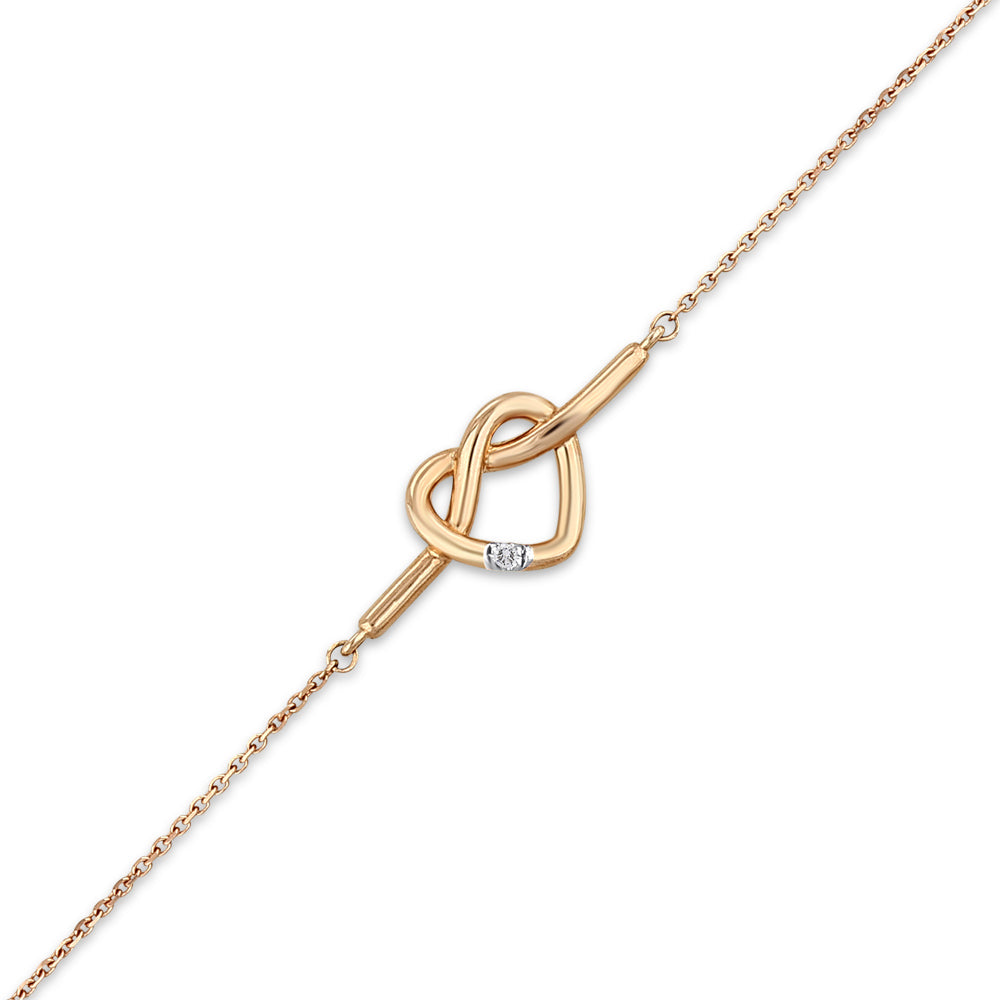 0.01 ct. Herz Diamantarmband