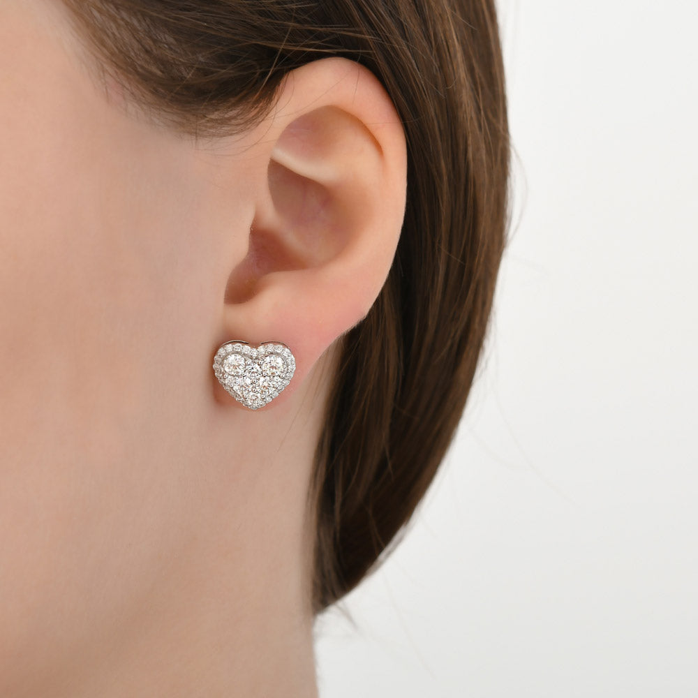 1.64 ct. Herz Diamant Ohrringe