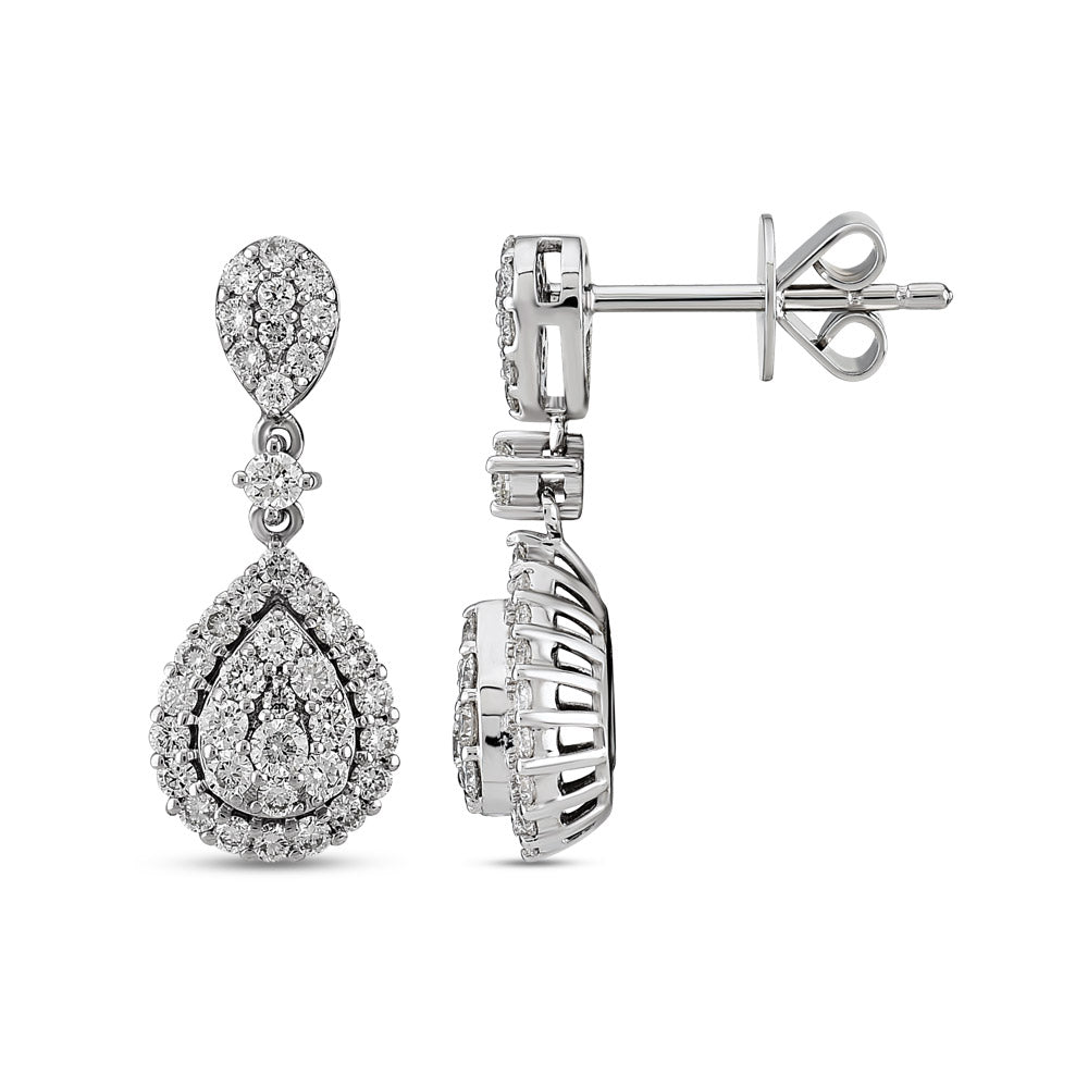0.75 ct. Design Diamant Ohrringe