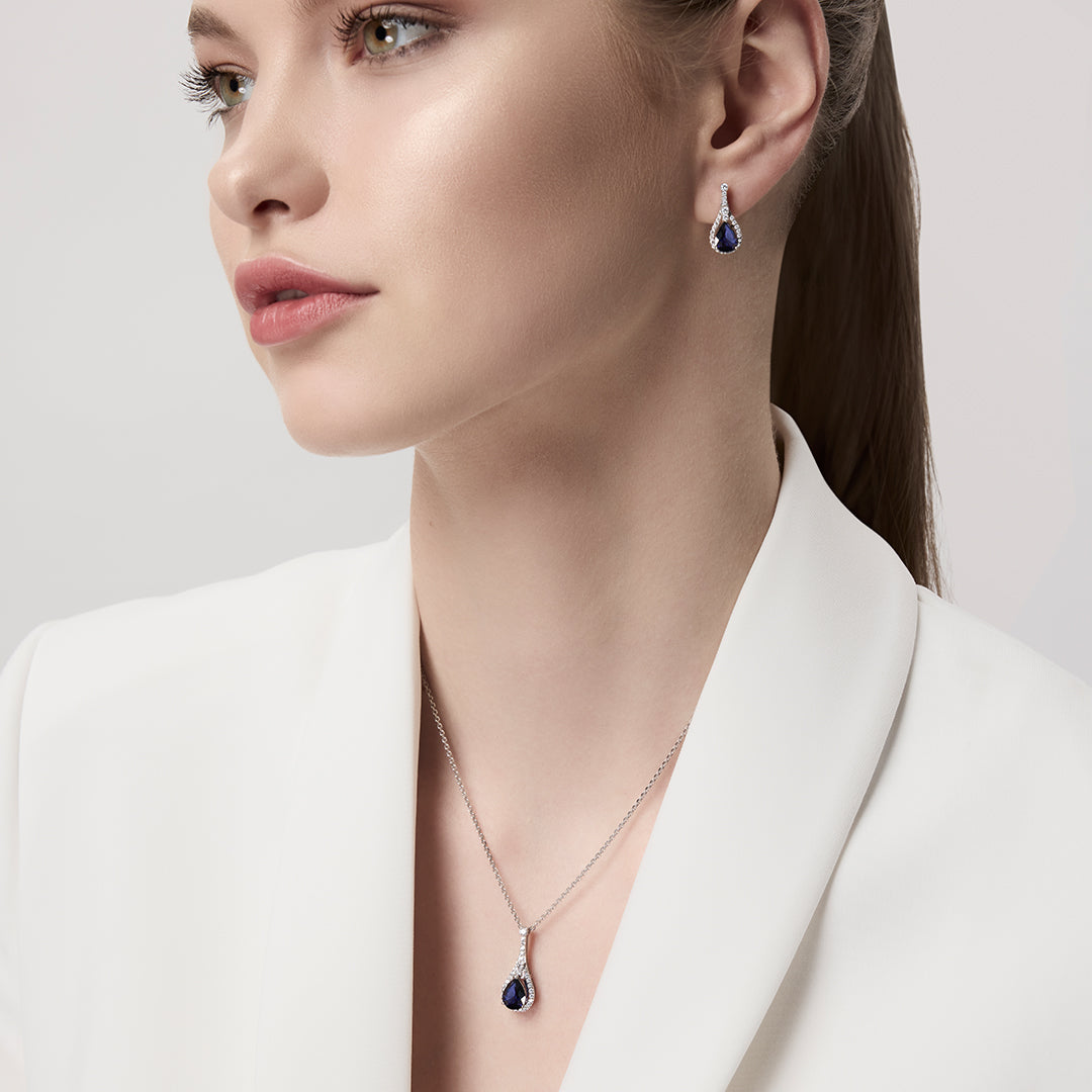 2.66 ct. Sapphire Earrings