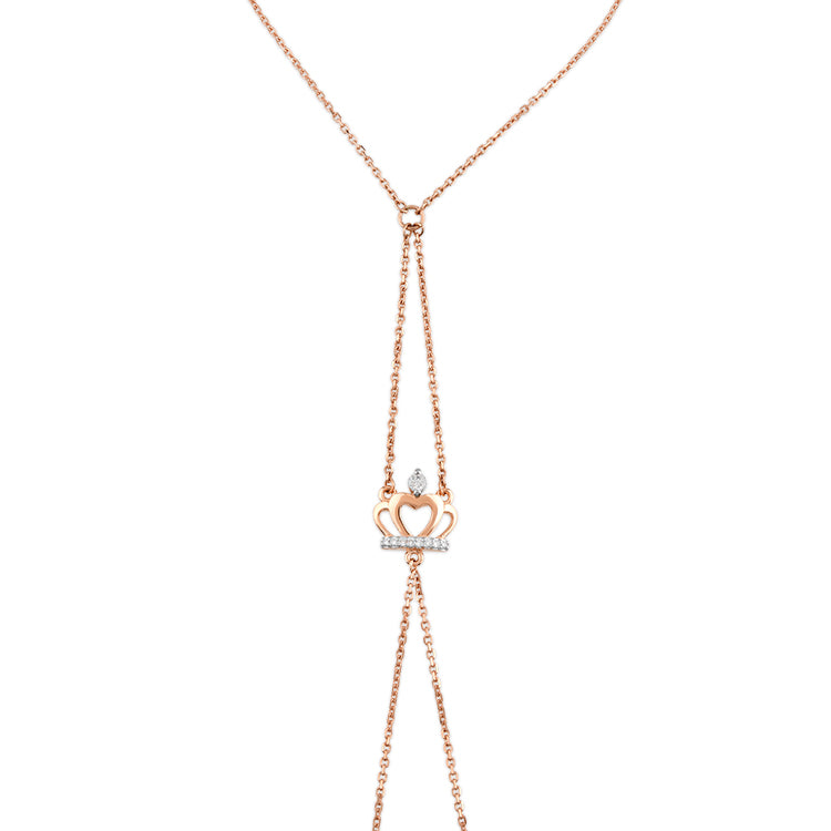 0.07 ct. Diamond Hand Chain Bracelet