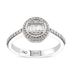 0.30 ct. Baguette Diamond Ring