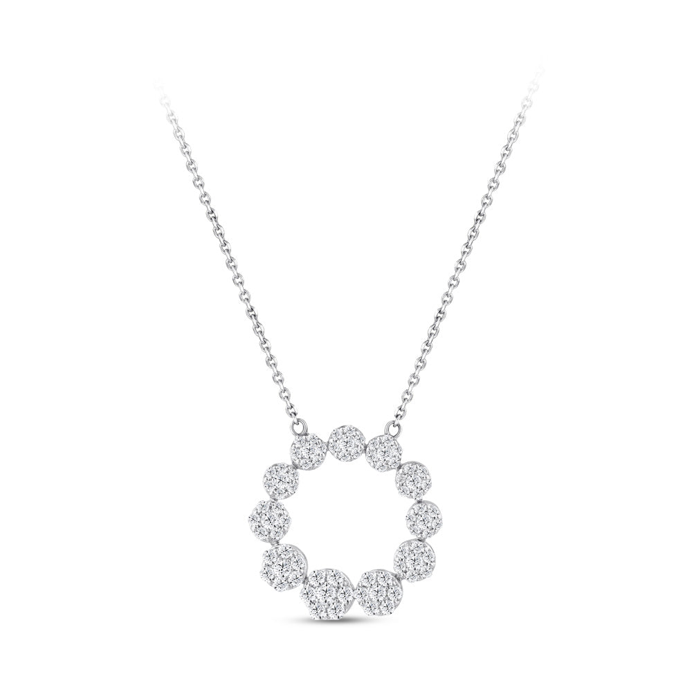 0.77 ct. Design Diamond Necklace