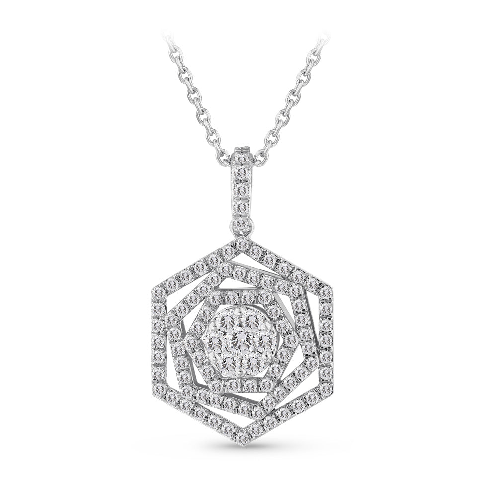 0.54 ct. Design Diamond Necklace