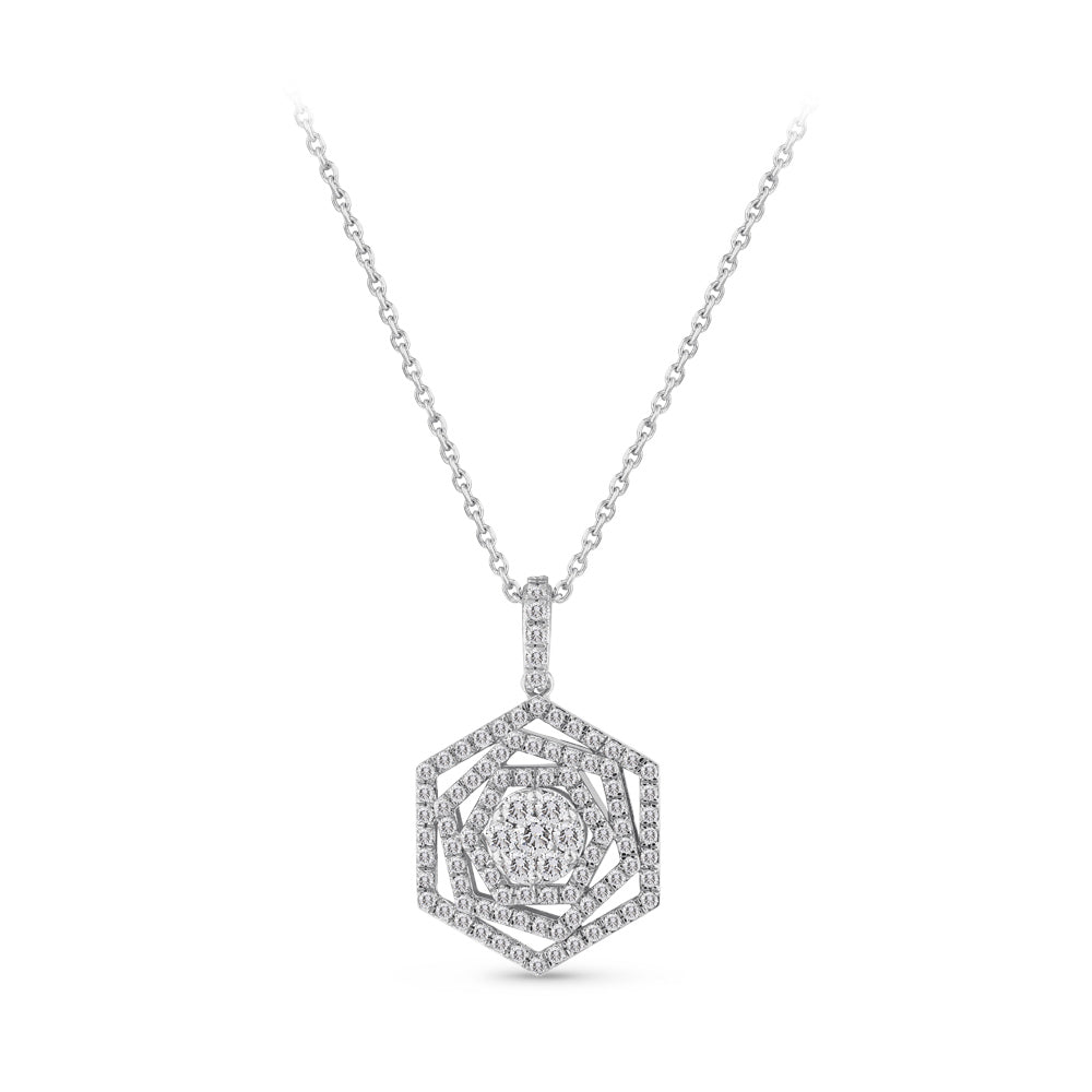0.54 ct. Design Diamond Necklace
