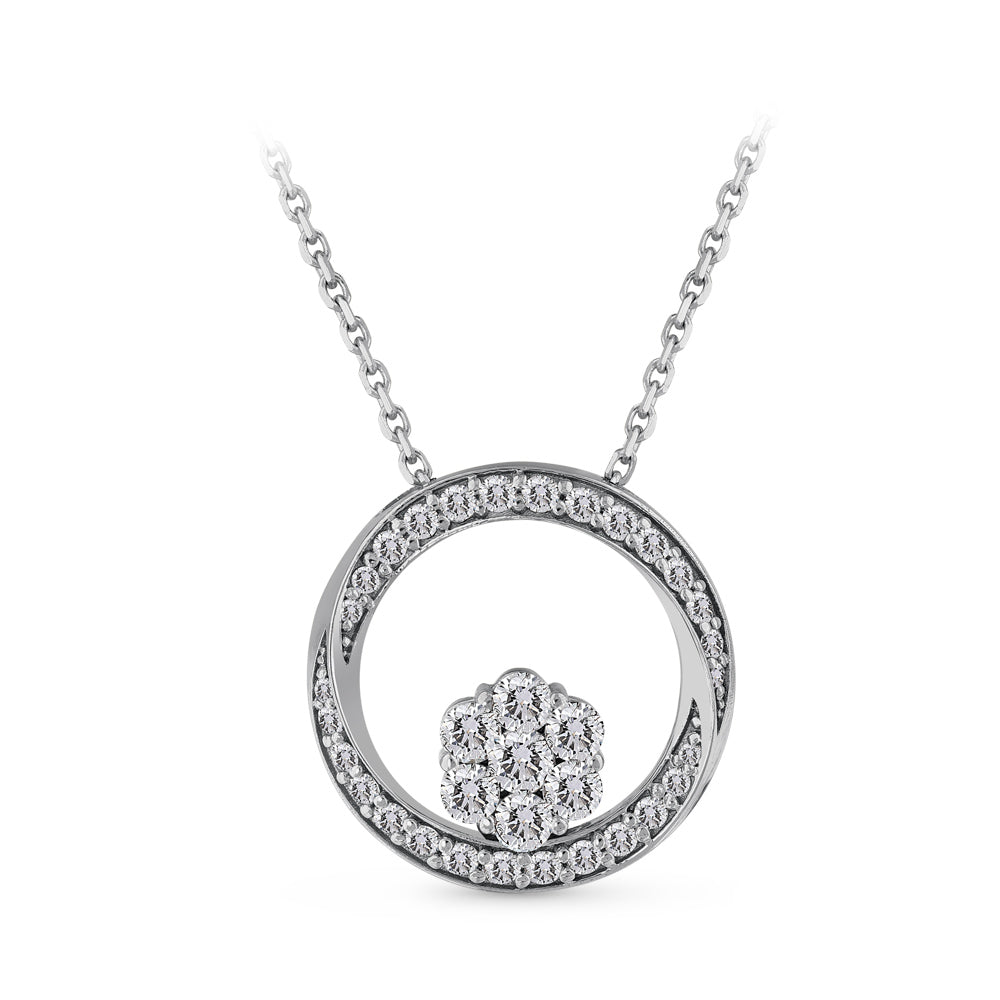 0.39 ct. Design Diamond Necklace