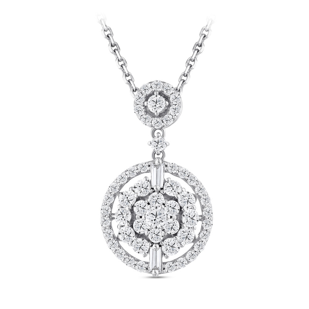 1.24 ct. Design Diamond Necklace